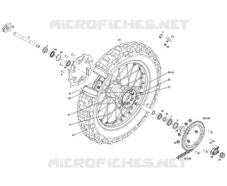 ROUE ARRIERE