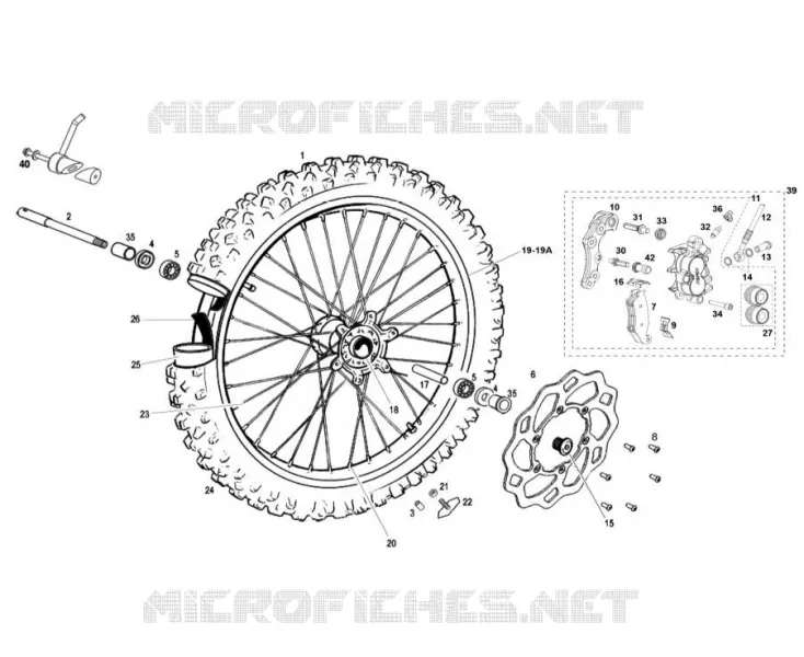 ROUE / FREIN AVANT