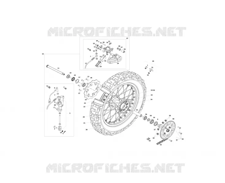ROUE / FREIN ARRIERE