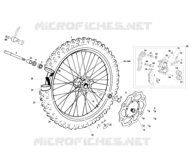 ROUE / FREIN AVANT
