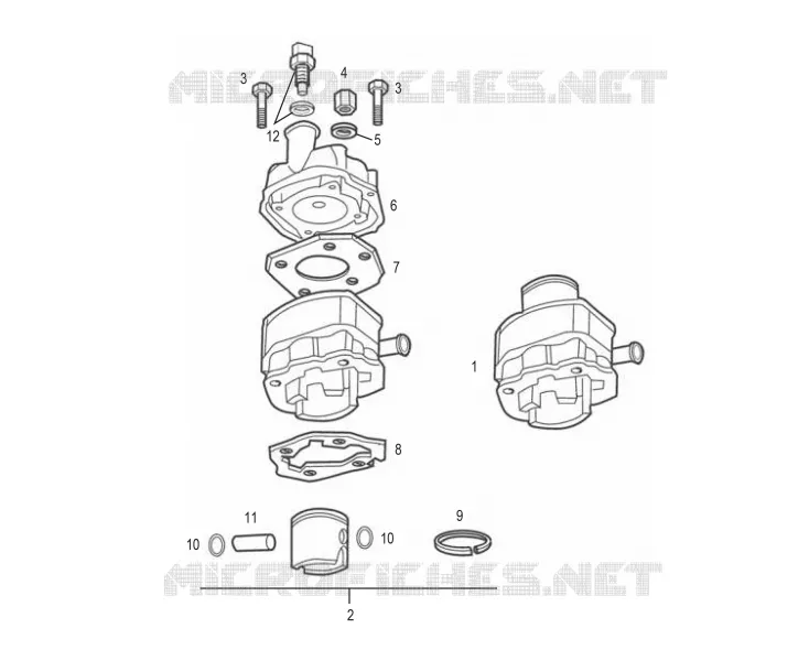 CYLINDRE / CULASSE / PISTON
