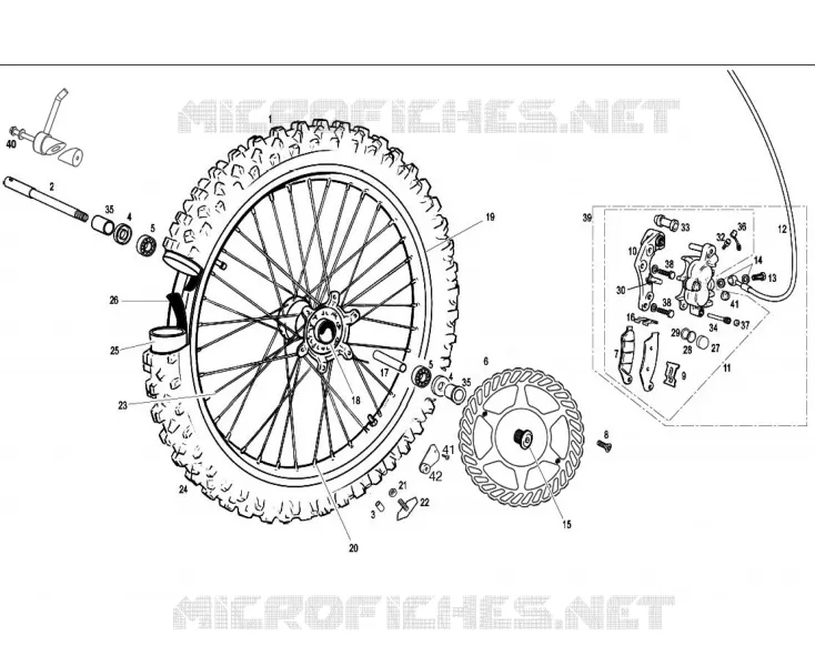 ROUE / FREIN AVANT