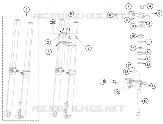 FOURCHE / T DE FOURCHE