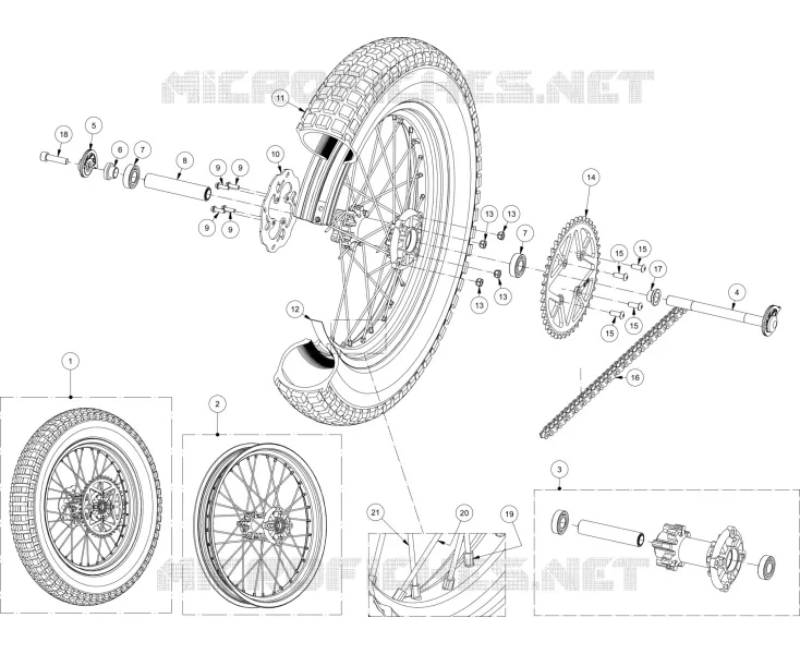 ROUE ARRIERE