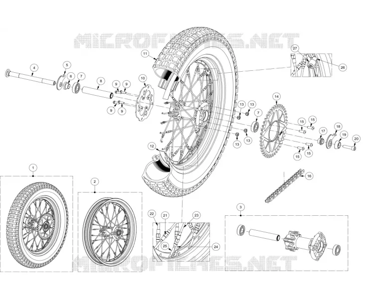 ROUE ARRIERE
