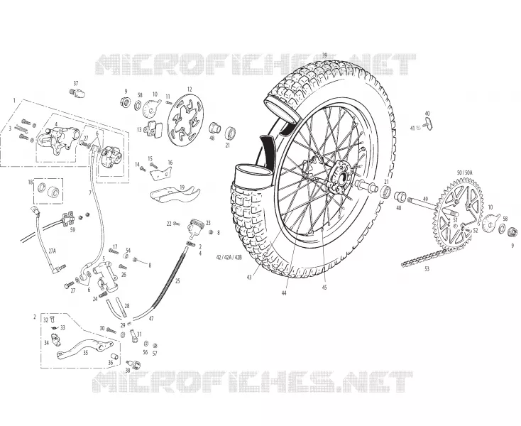 ROUE / FREIN ARRIERE
