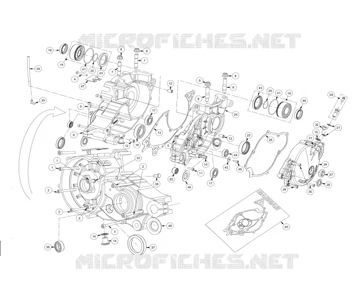 CARTER MOTEUR / POCHETTE DE JOINTS