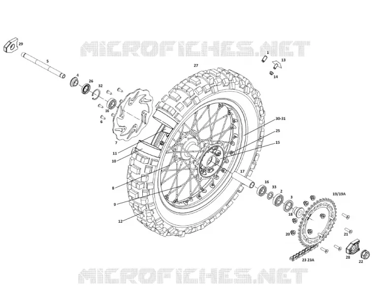 ROUE ARRIERE