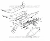 SELLE / PLASTIQUE ARRIERE