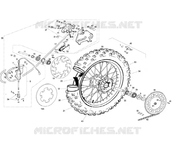 ROUE / FREIN ARRIERE