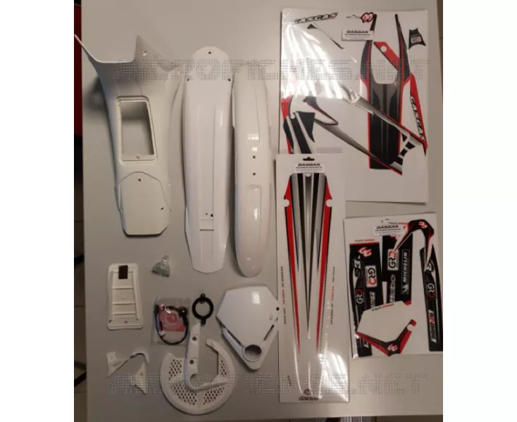 KIT PLASTIQUES BLANC TXT PRO 2002-2010