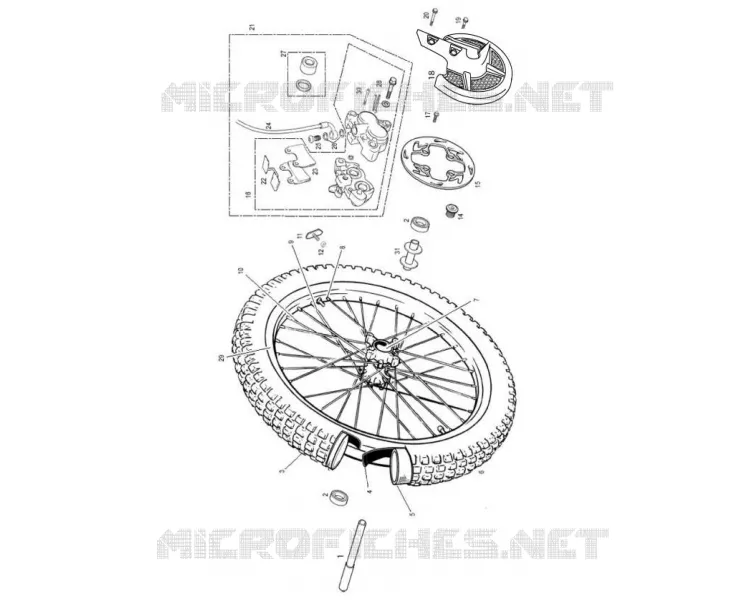 ROUE / FREIN AVANT