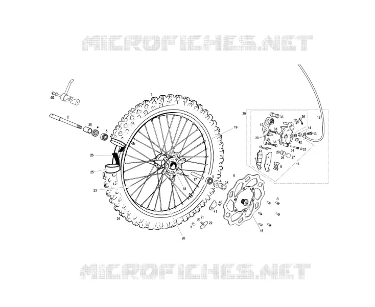ROUE / FREIN AVANT