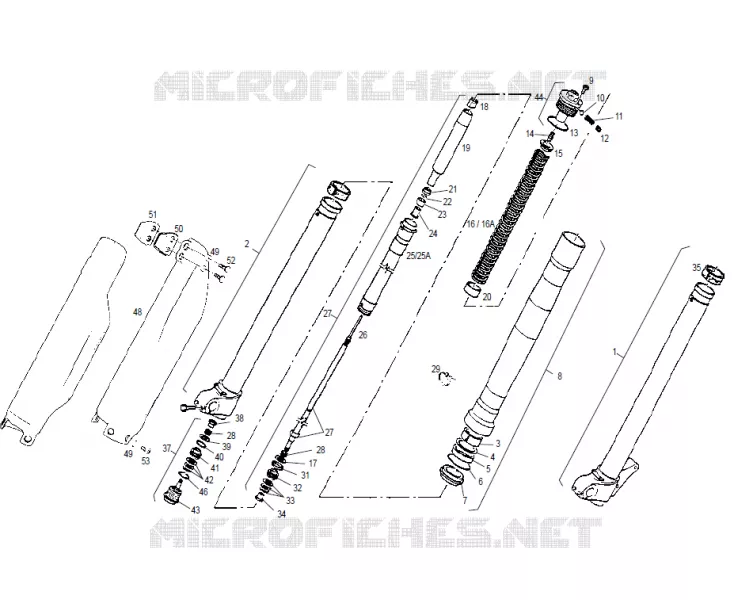FOURCHE MARZOCCHI 45