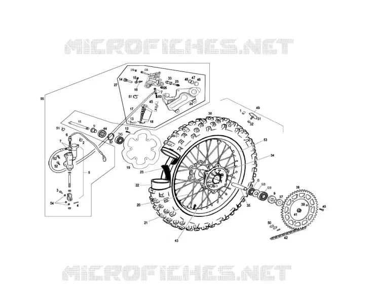 ROUE / FREIN ARRIERE