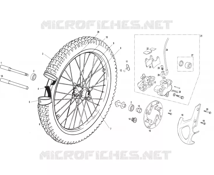 ROUE / FREIN AVANT