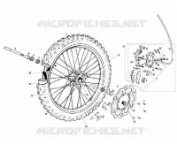 ROUE / ETRIER DE FREIN AVANT