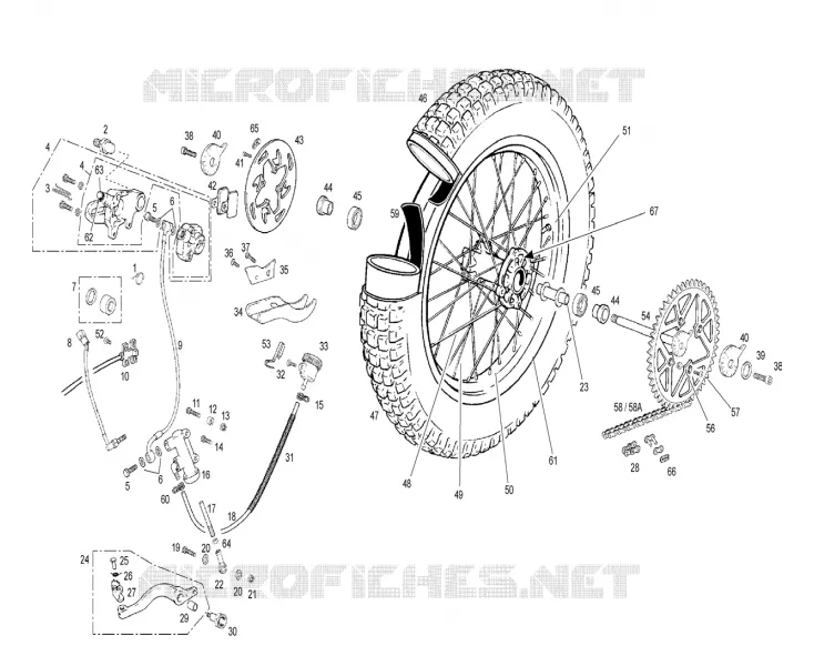ROUE / FREIN ARRIERE