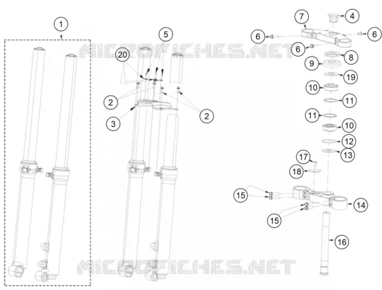 FOURCHE / T DE FOURCHE