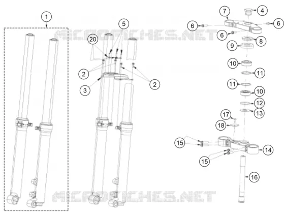 FOURCHE / T DE FOURCHE