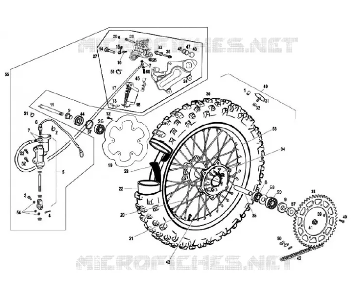 ROUE / FREIN ARRIERE