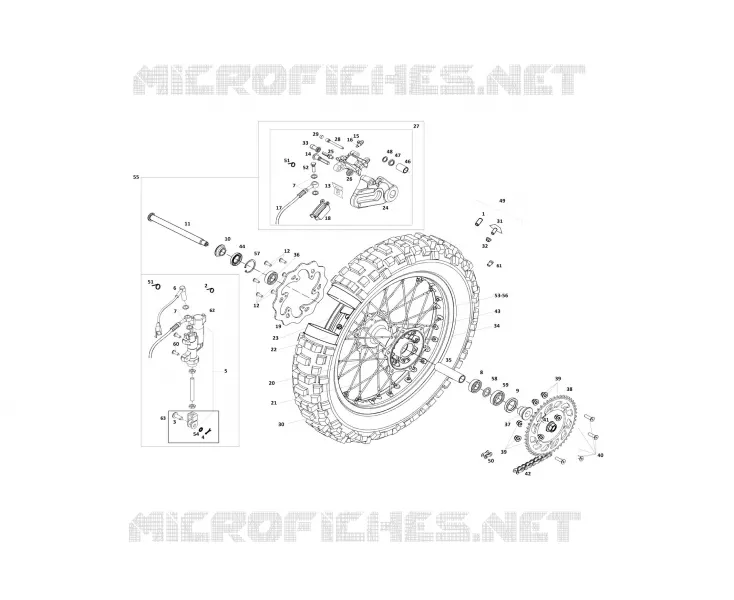 ROUE / FREIN ARRIERE
