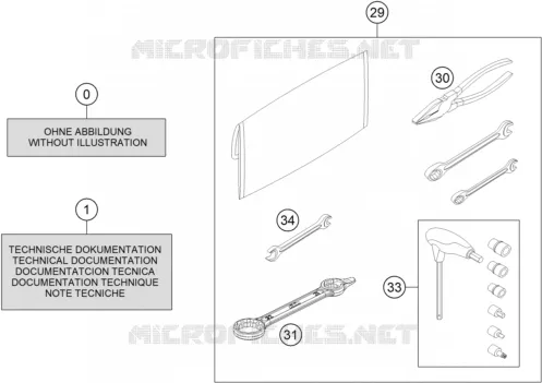 TROUSSE A OUTILS / MANUELS / OPTIONS