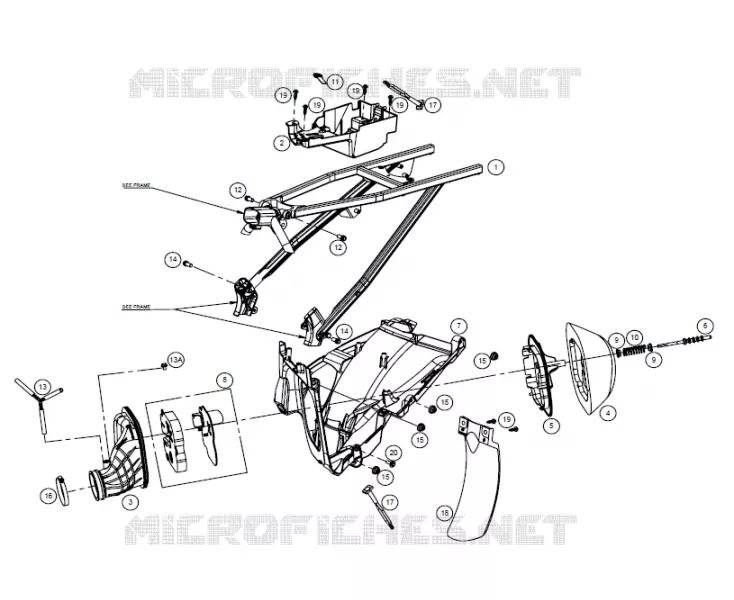 BOUCLE ARRIERE / BOITE A AIR