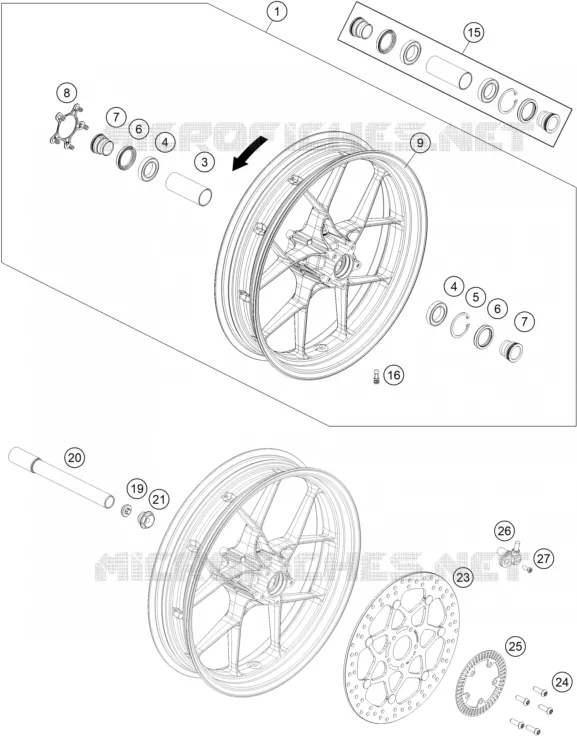 ROUE AVANT