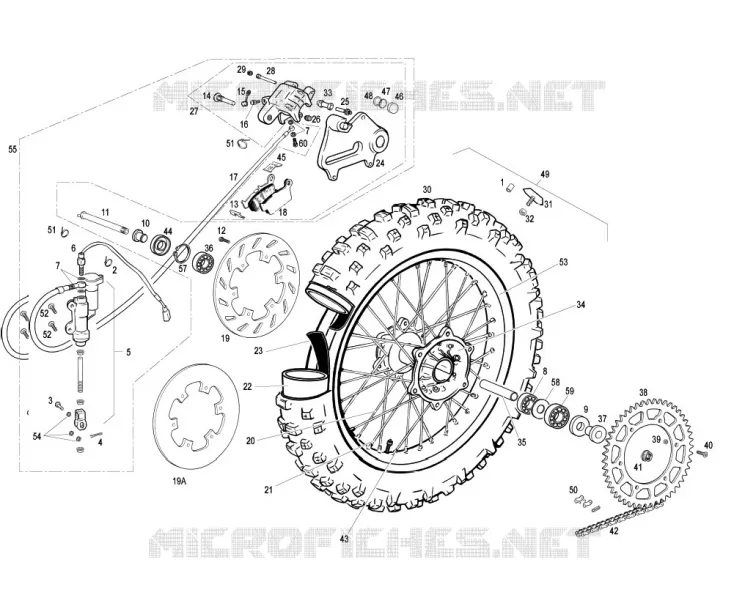ROUE / FREIN ARRIERE