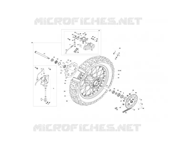 ROUE / FREIN ARRIERE