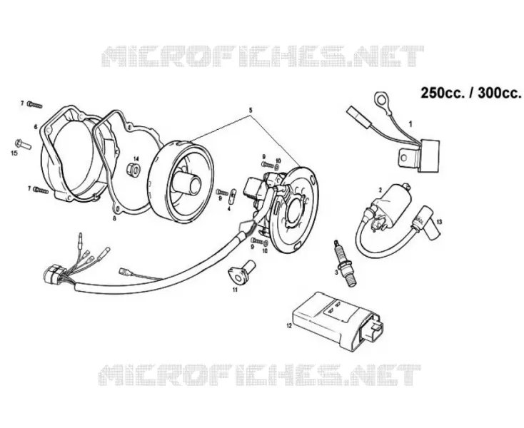 ALLUMAGE / BOITIER CDI  / REGULATEUR