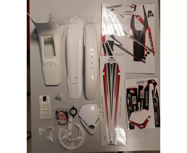 KIT PLASTIQUES BLANC TXT PRO 2002-2010