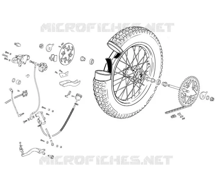 ROUE / FREIN ARRIERE