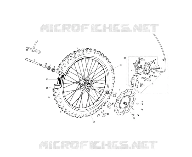 ROUE / FREIN AVANT