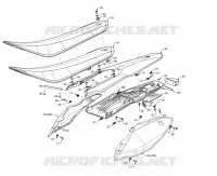 SELLE / PLASTIQUE ARRIERE