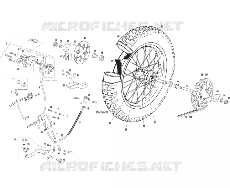 ROUE / FREIN ARRIERE