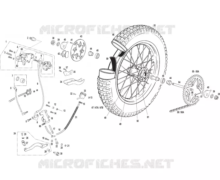 ROUE / FREIN ARRIERE