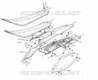 SELLE / PLASTIQUE ARRIERE