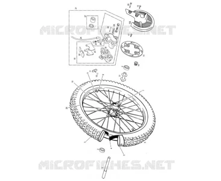 ROUE / FREIN AVANT