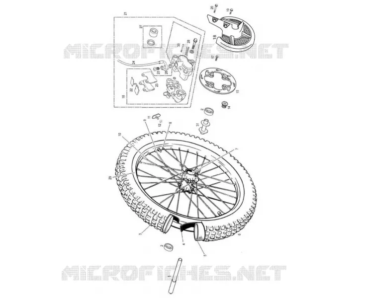 ROUE / FREIN AVANT