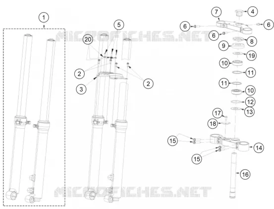 FOURCHE / T DE FOURCHE