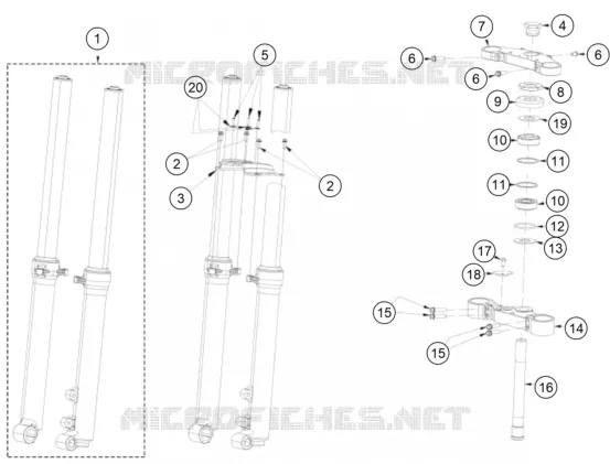 FOURCHE / T DE FOURCHE