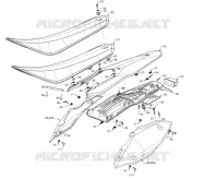 SELLE / PLASTIQUE ARRIERE