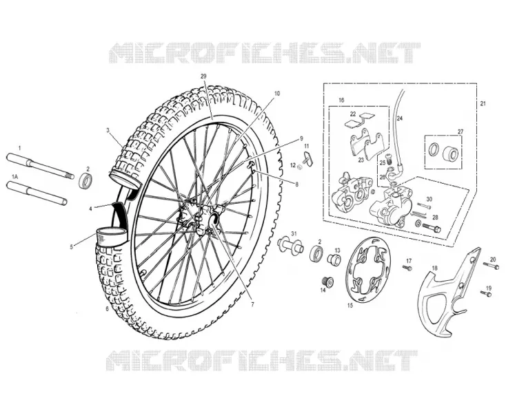 ROUE / FREIN AVANT