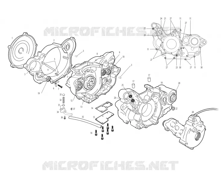 CARTER MOTEUR GAUCHE