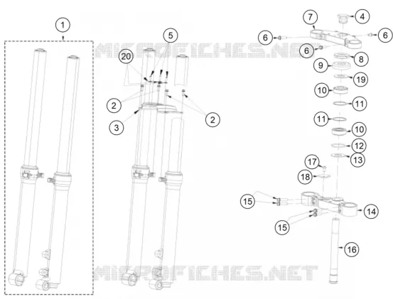 FOURCHE / T DE FOURCHE