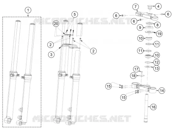 FOURCHE / T DE FOURCHE