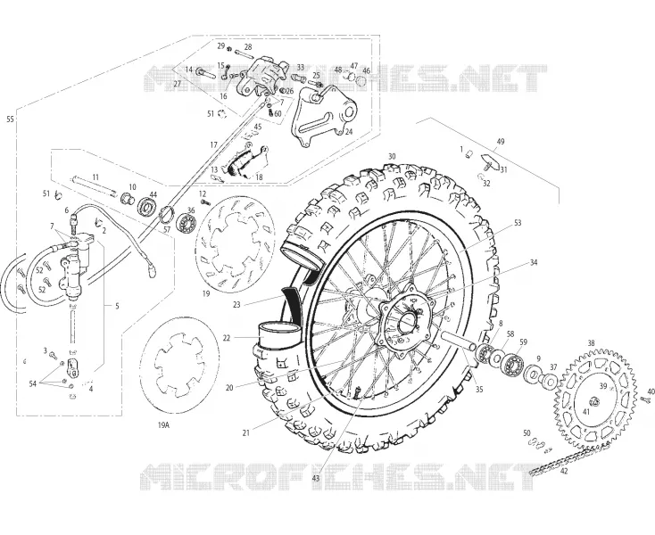 ROUE / FREIN ARRIERE