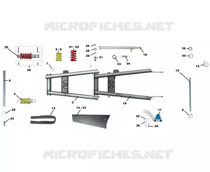 BRAS OSCILLANT  / AMORTISSEUR